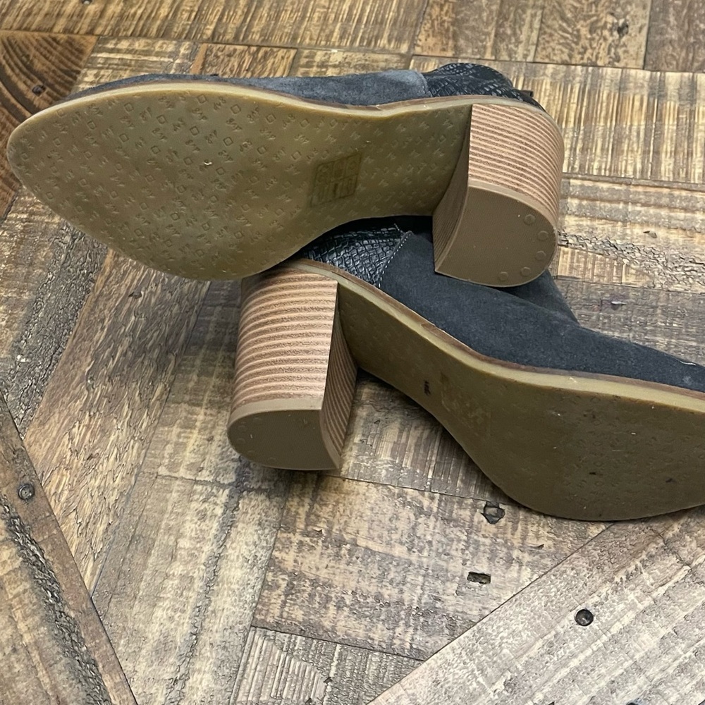 Dolce Vita DV8 Shai Mixed Material Heeled Booties size 7.5 - Picture 6 of 10